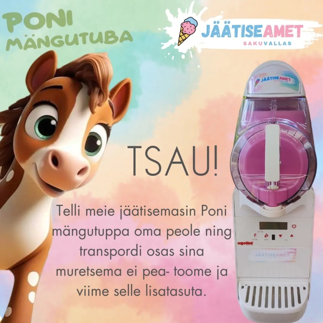 Jäätisemasin Poni mängutoas